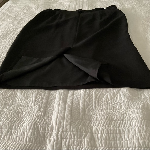 NYGARD COLLECTION, BLACK SKIRT, SIZE: 14 - Picture 8 of 10